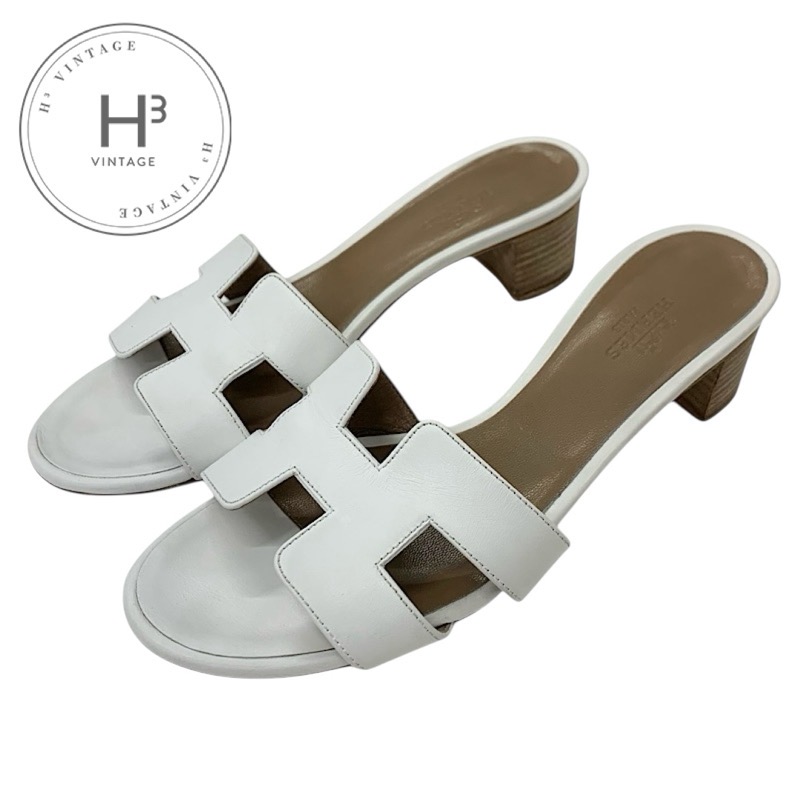 楽天市場】エルメス HERMES サンダル オアジス ブラン ホワイト 白 37