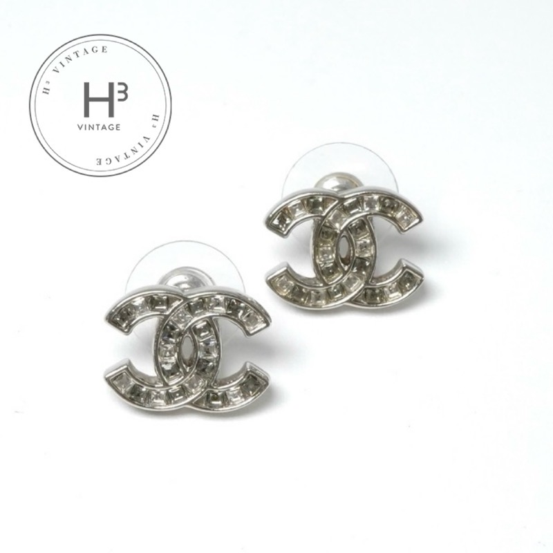 楽天市場】シャネル CHANEL キラキラ ココマーク ピアス シルバー 08V