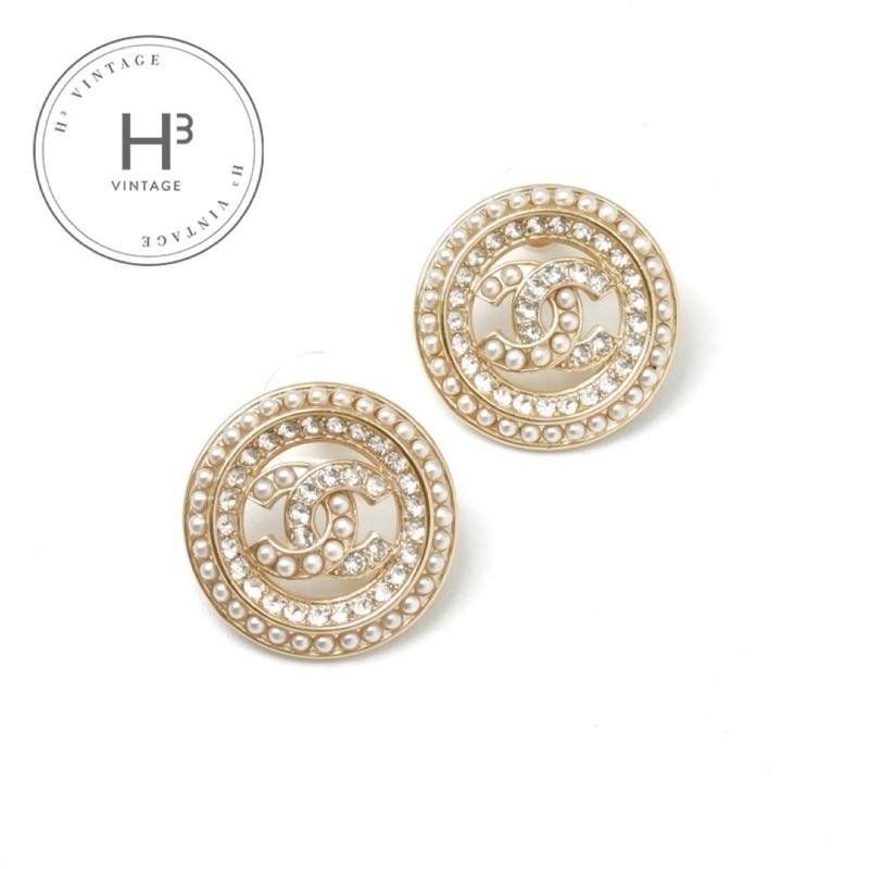 CHANEL シャネル ココマーク ラウンドツイスト　ピアス CHANEL シャネル ピアス ココマーク ラウンド ゴールド ゴールド
