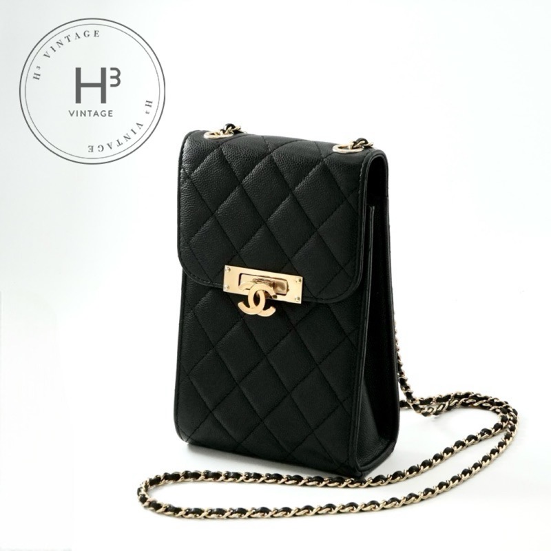 楽天市場】CHANEL シャネル キャビアスキン ココマーク