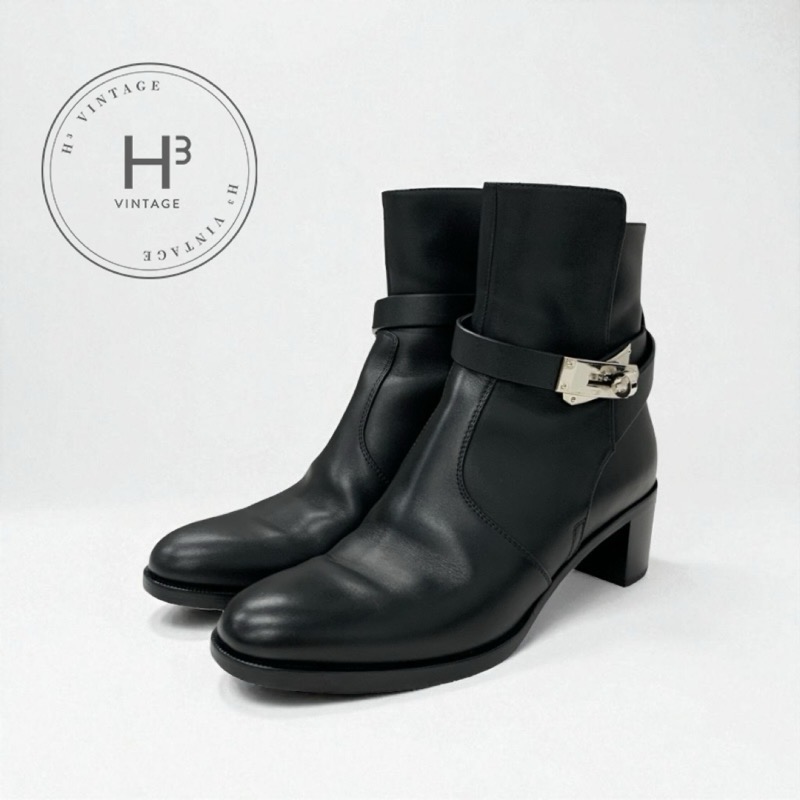 HERMES Portland エルメス バックル アピ レザー ショートブーツ 楽天市場】【新品】 エルメス ショートブーツ フレンチー 50 38.5