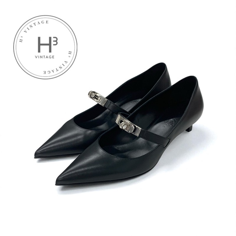 楽天市場】エルメス パンプス アンタンポレル50 カーフレザー