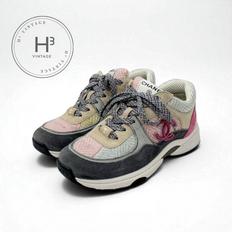 楽天市場】シャネル CHANEL スニーカー 靴 シューズ ファブリック