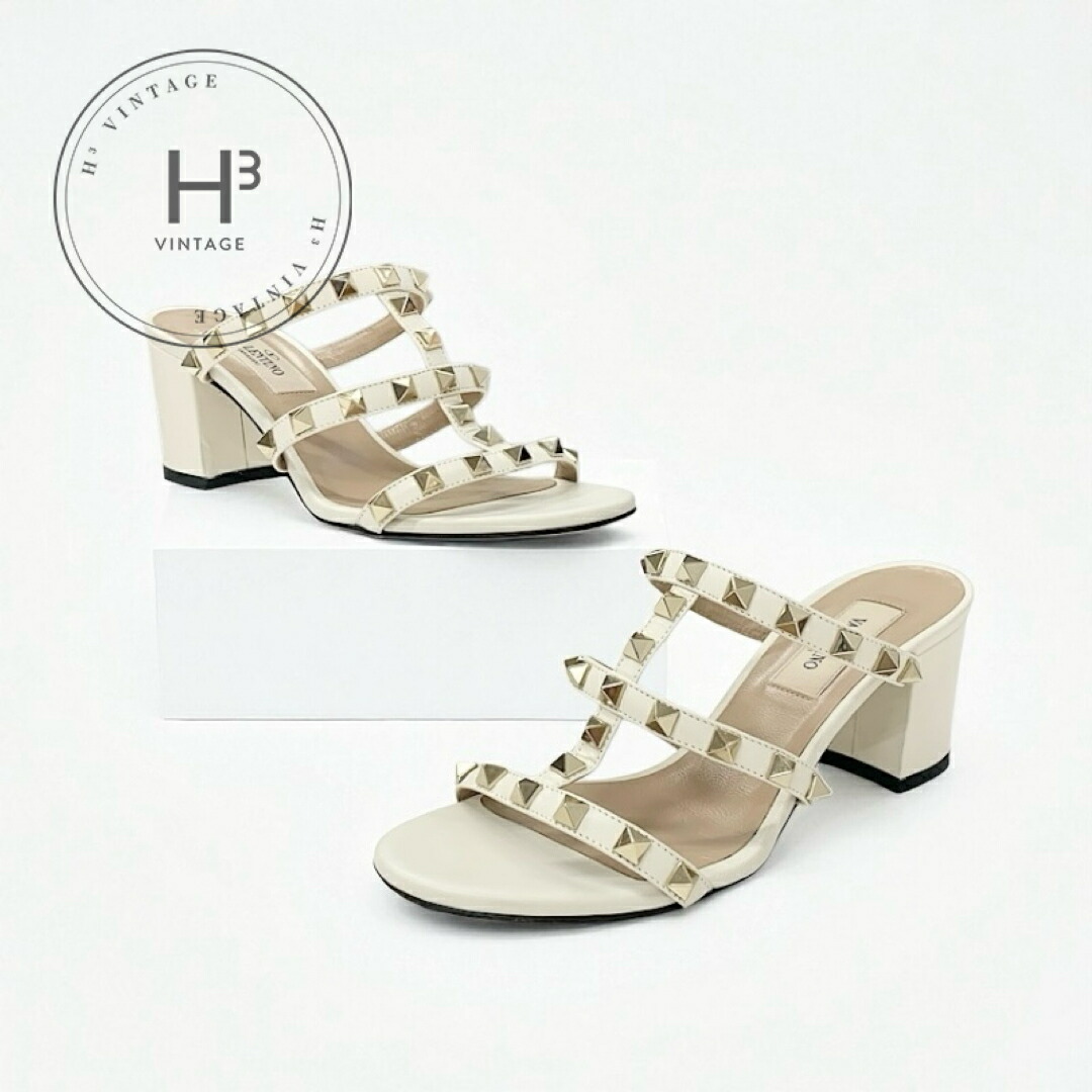 ヴァレンティノ ガラヴァー二 サンダル ホワイト ヴァレンティノ