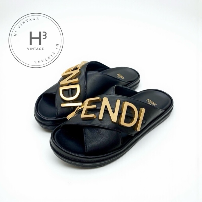 楽天市場】FENDI フェンディ FF Logo Slide FFロゴ スライド