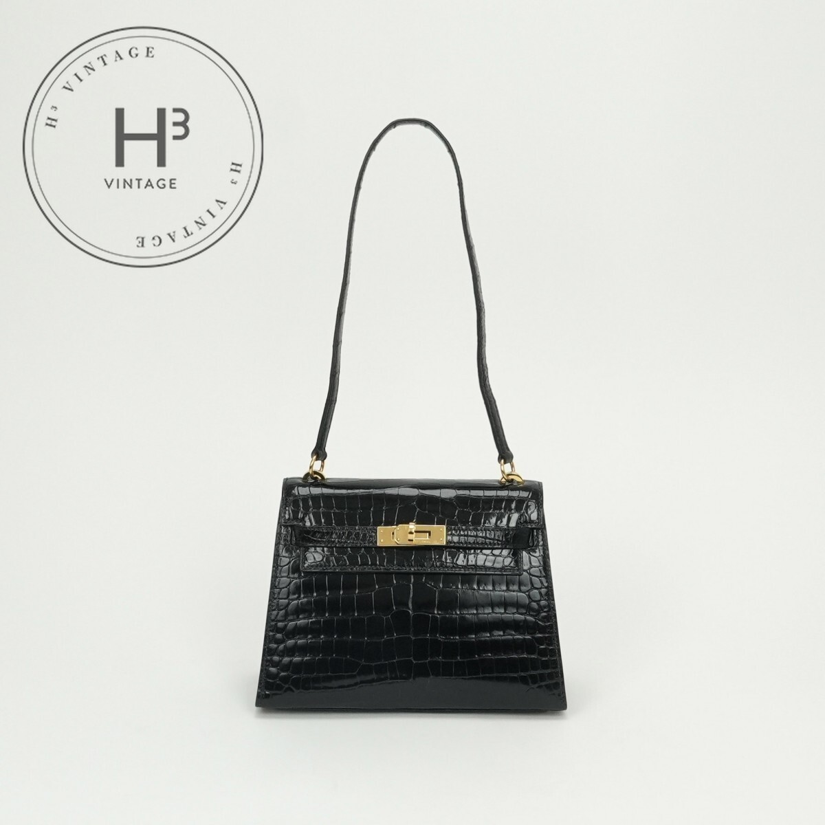 楽天市場】エルメス HERMES ミニケリー 20 ポロサス クロコダイル 