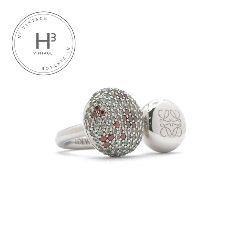 楽天市場】LOEWE ロエベ アナグラム シュヴァリエール リング Ag925