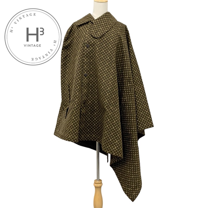 楽天市場】ルイヴィトン LOUIS VUITTON アウター ブラウン ポンチョ