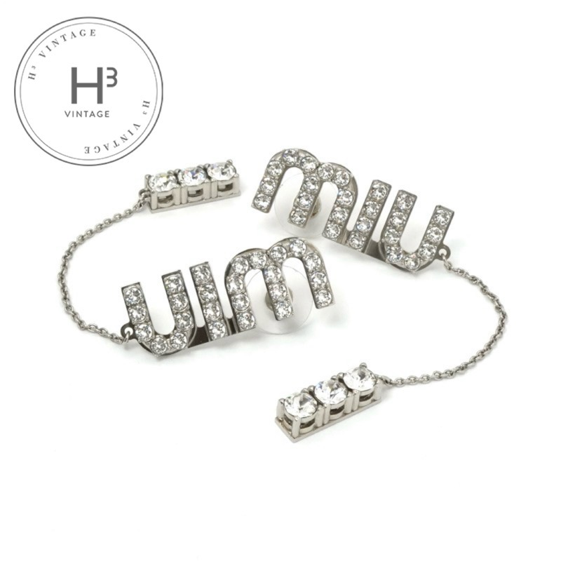 楽天市場】MIUMIU ミュウミュウ ピアス 5JO560 2D4Z レディース