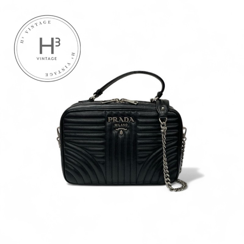 楽天市場】プラダ PRADA ヴィンテージ デカ三角ロゴ チェーン