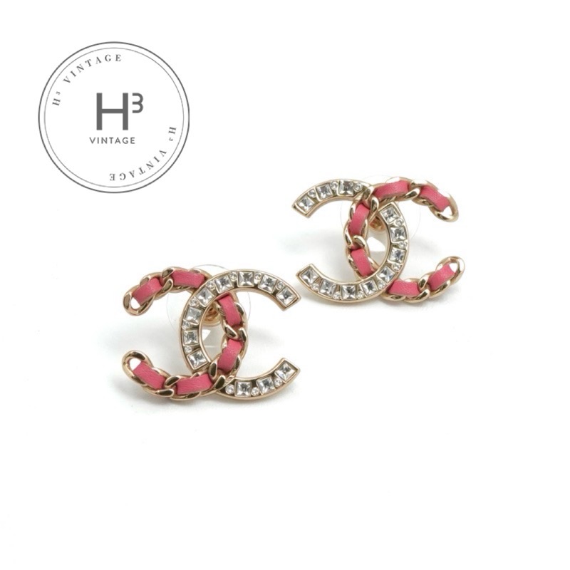 楽天市場】シャネル CHANEL ココマーク スイングピアス 白×ピンク