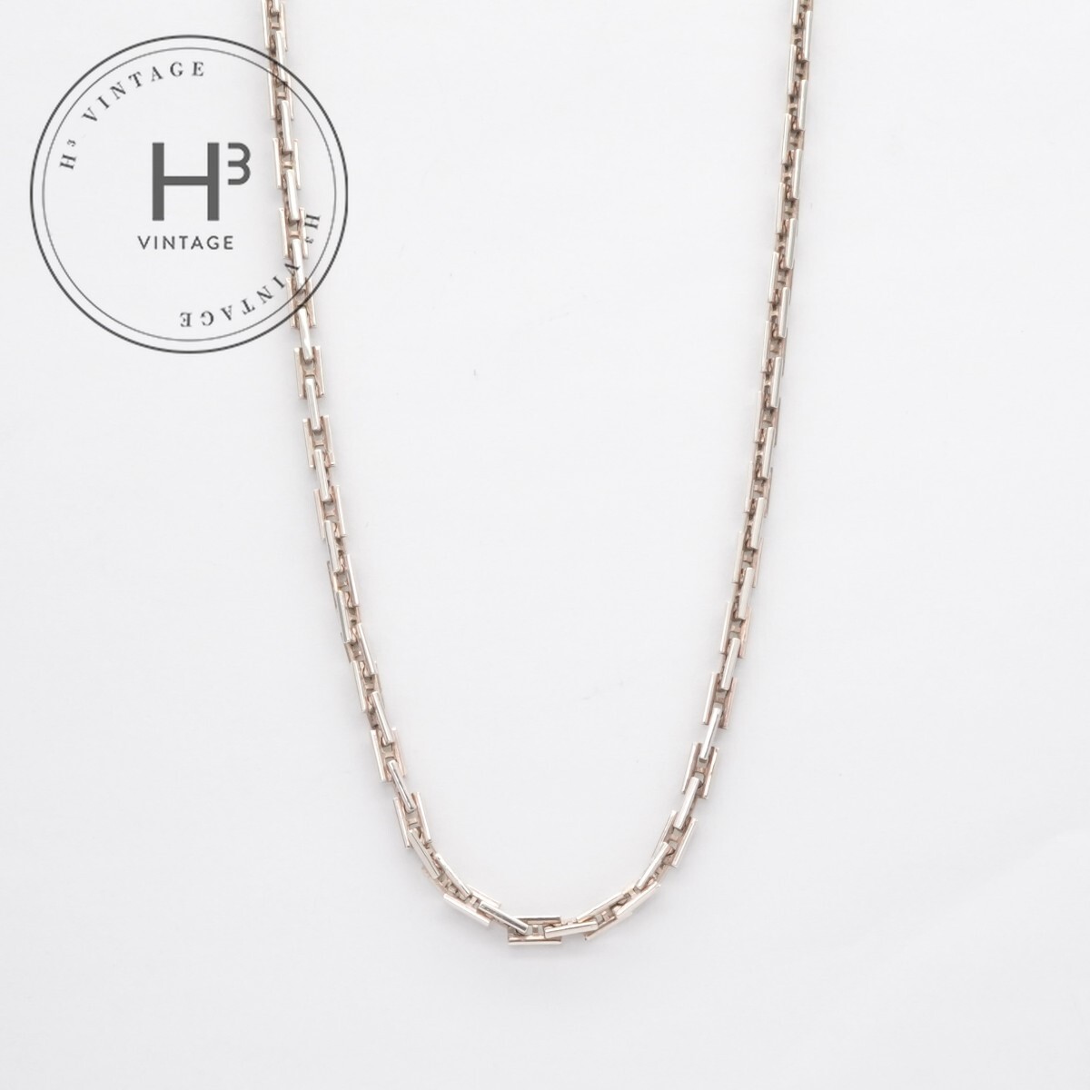 美品　HERMES エルメス　編み込み　レザー　チョーカー　2連ブレスレット　箱 美品 HERMES エルメス 編み込み レザー チョーカー 2連ブレスレット 箱