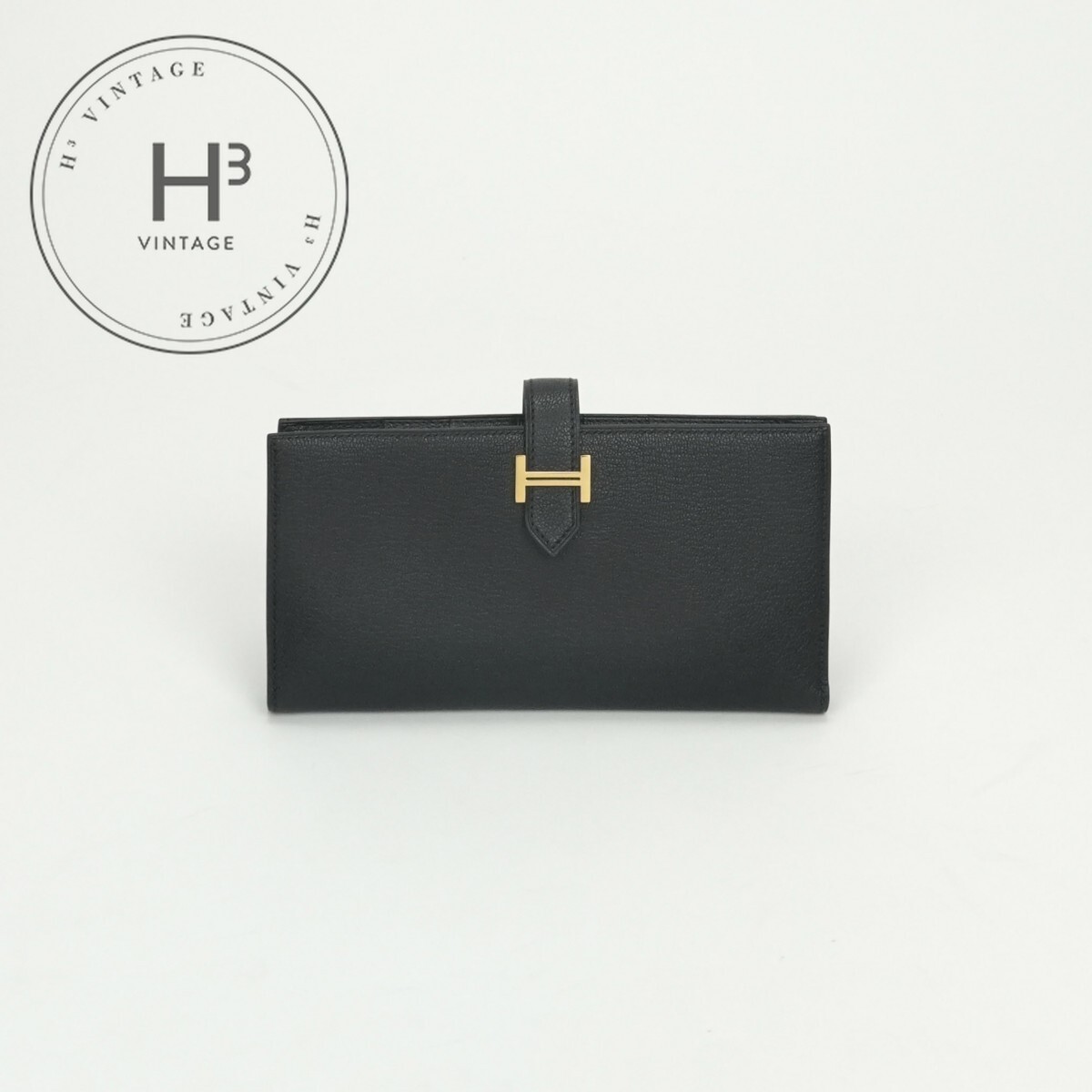 【美品】エルメス HERMES ベアンクラシック 長財布 黒 ボックスカーフ 楽天市場】エルメス HERMES ベアンクラシック ベアン クラシック 財布