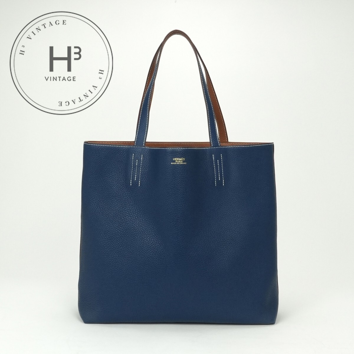 楽天市場】エルメス トートバッグ ショルダーバッグ ドゥブルセンス 45