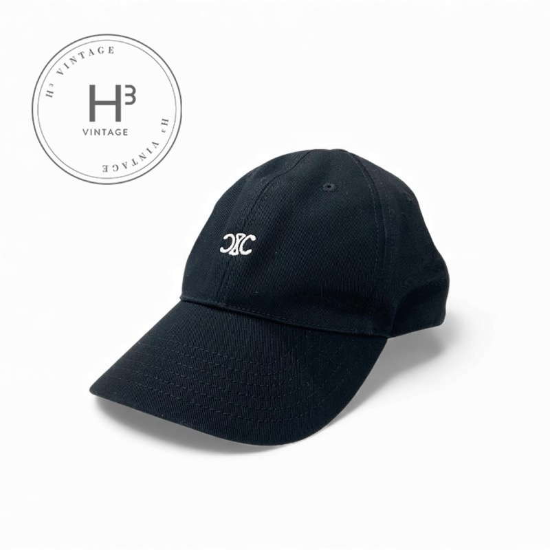 楽天市場】【セリーヌ】Celine トリオンフ 刺繍 ベースボールキャップ