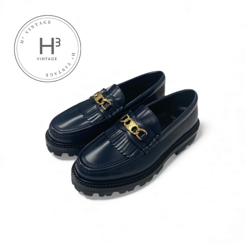 楽天市場】【アウトレット】セリーヌ CELINE ローファー ブラック