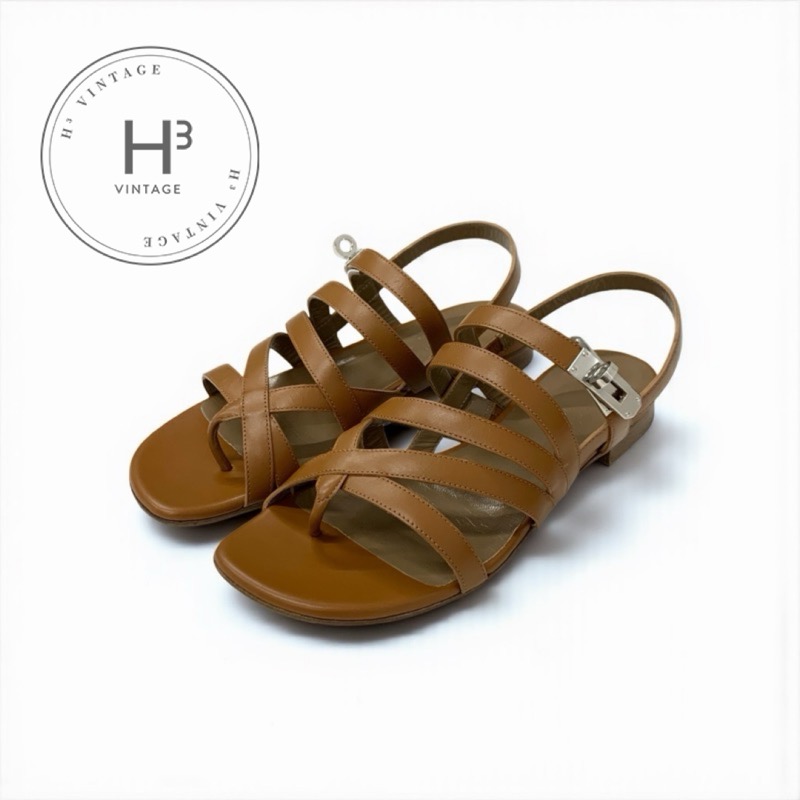 楽天市場】エルメス サンダル キャンディ 37.5サイズ 約24.5cm カーフ