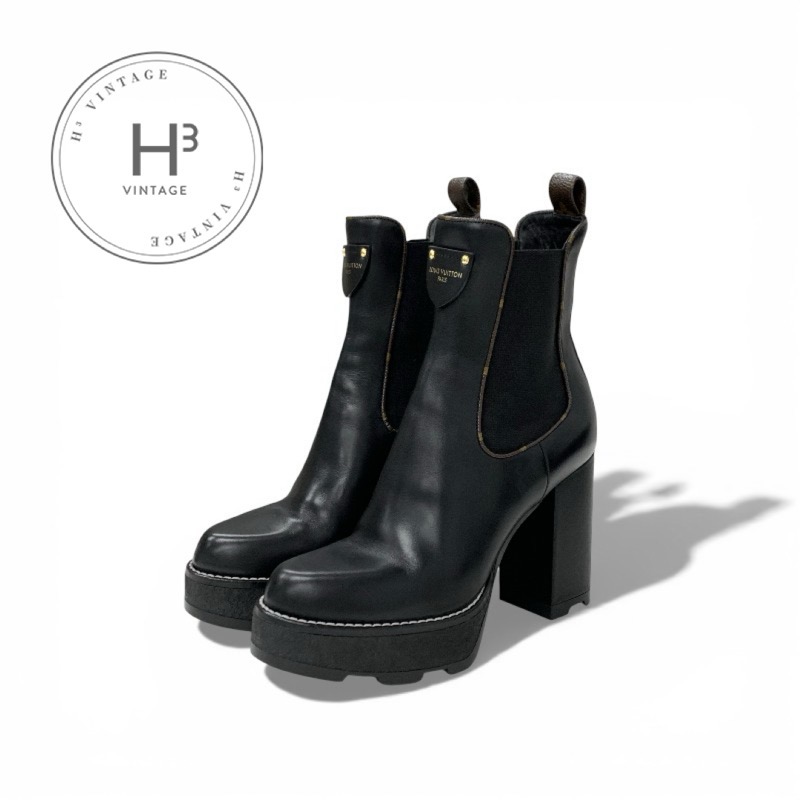 楽天市場】【未使用品】 ルイヴィトン ブーツ LVボブール ライン