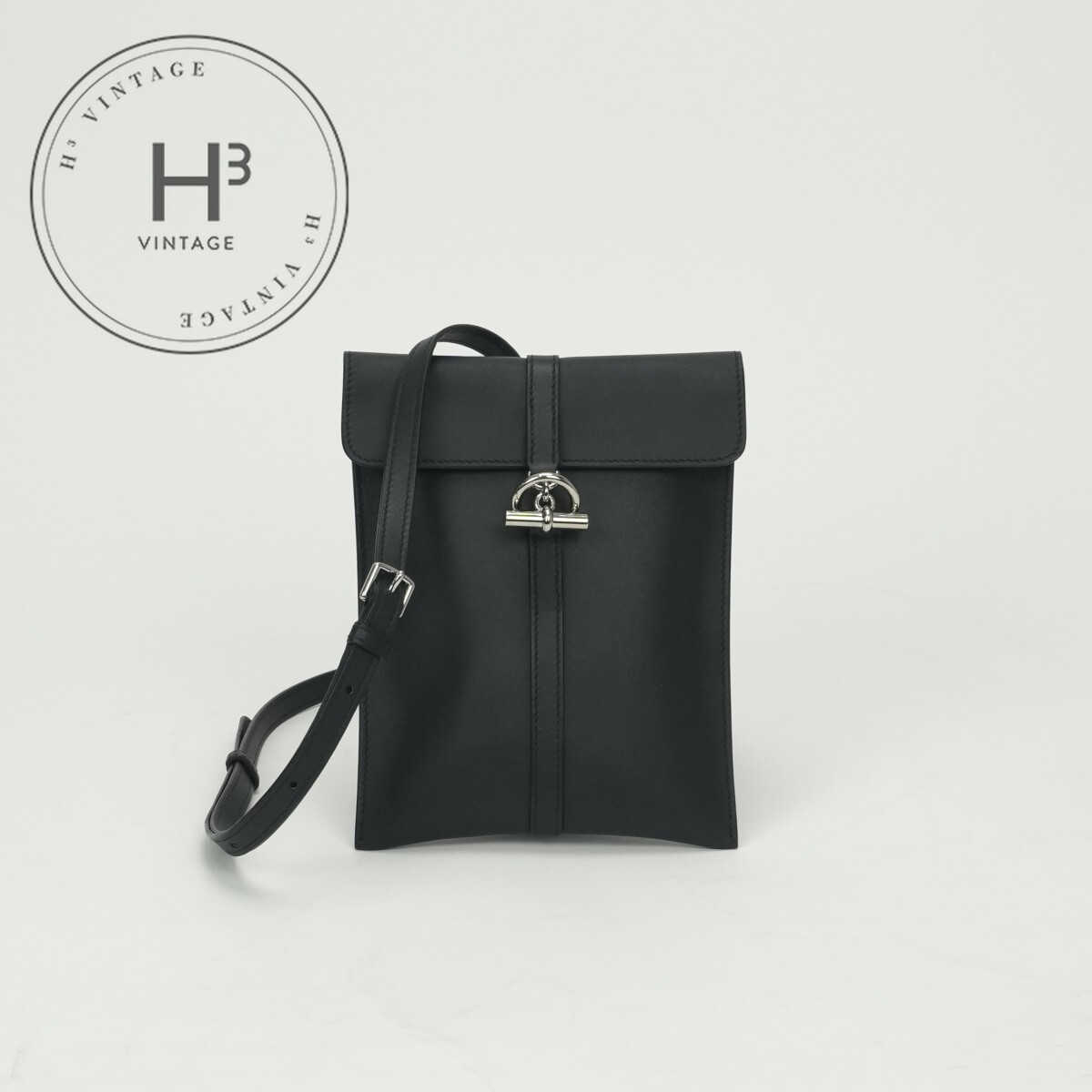 エルメス HERMES グレナン トゥーゴー バッグ ショルダーバッグ スイフト ノワール Noir ブラック Black 黒 シルバー金具 ヴォースイフト ポーチ ショルダーバッグ ポシェット 2way