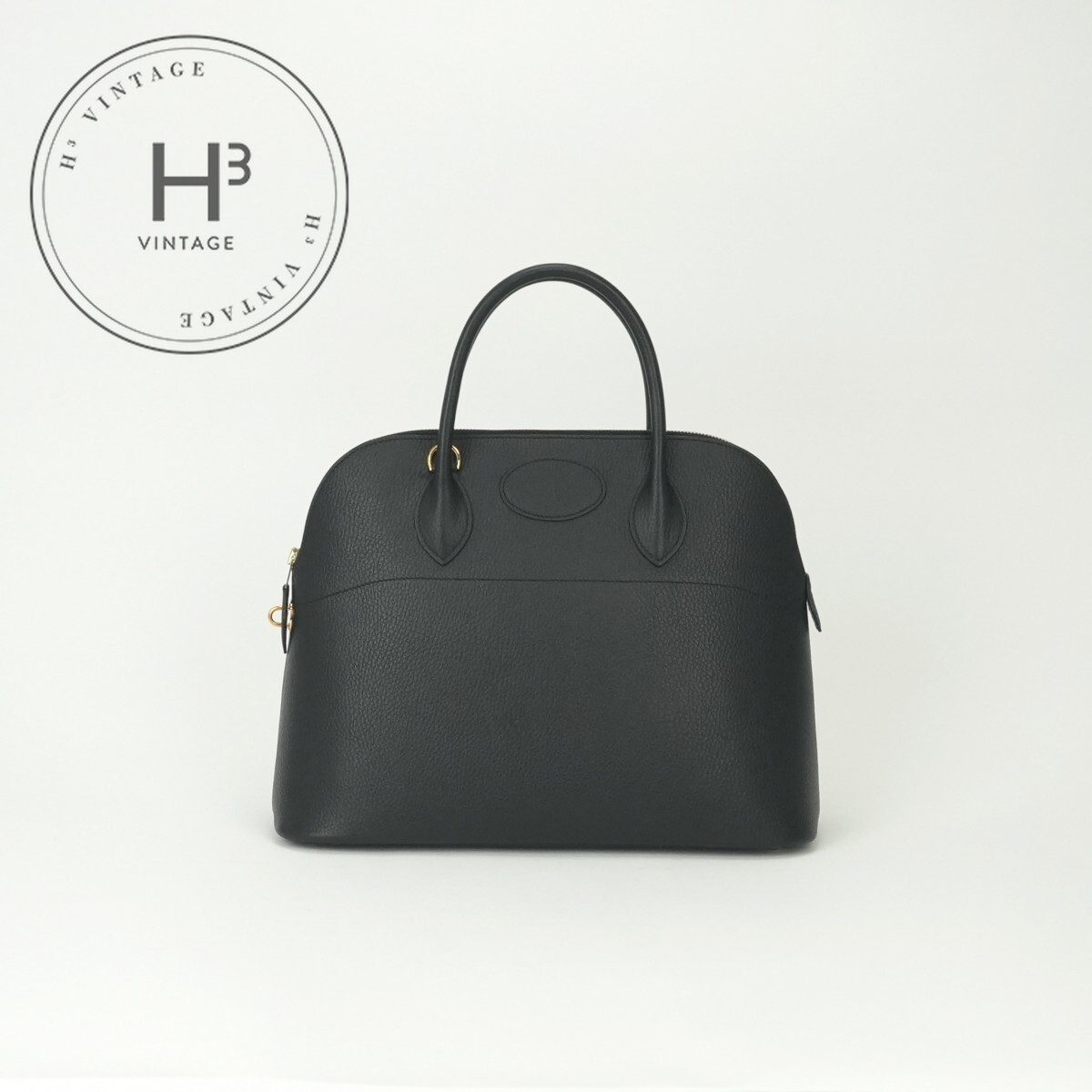 エルメス HERMES ボリード35 ボリード 35 御徒面子 トートバッグ アルデンヌ ノワール Noir 黒いこと Black 黒 ゴールド金具 ハンドバック