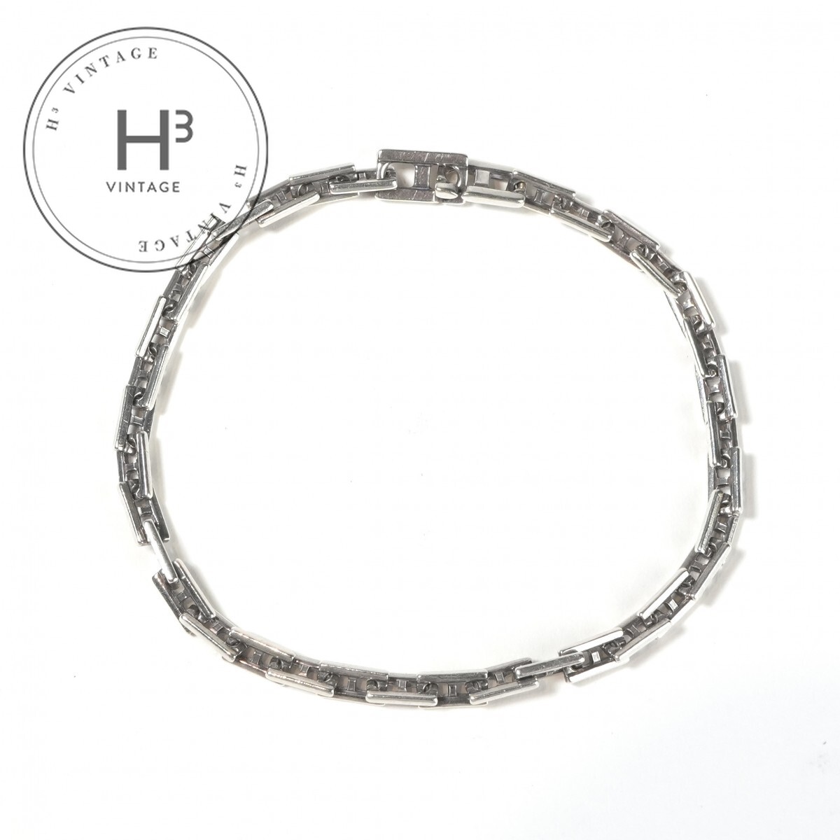 エルメス HERMES ヘラクレスMM ヘラクレス19 ブレスレット バングル カフ Ag925 シルバー Hロゴ　希少　レア｜H3（エイチスリー）店
