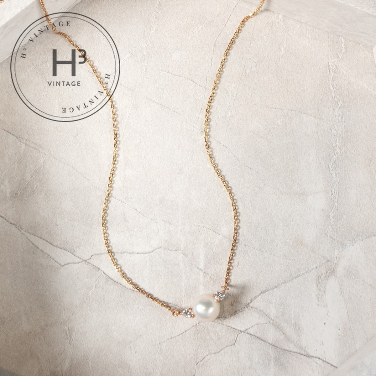 ミキモト MIKIMOTO ネックレス ペンダント チョーカー K18 ゴールド 金 イエローゴールド｜H3（エイチスリー）店