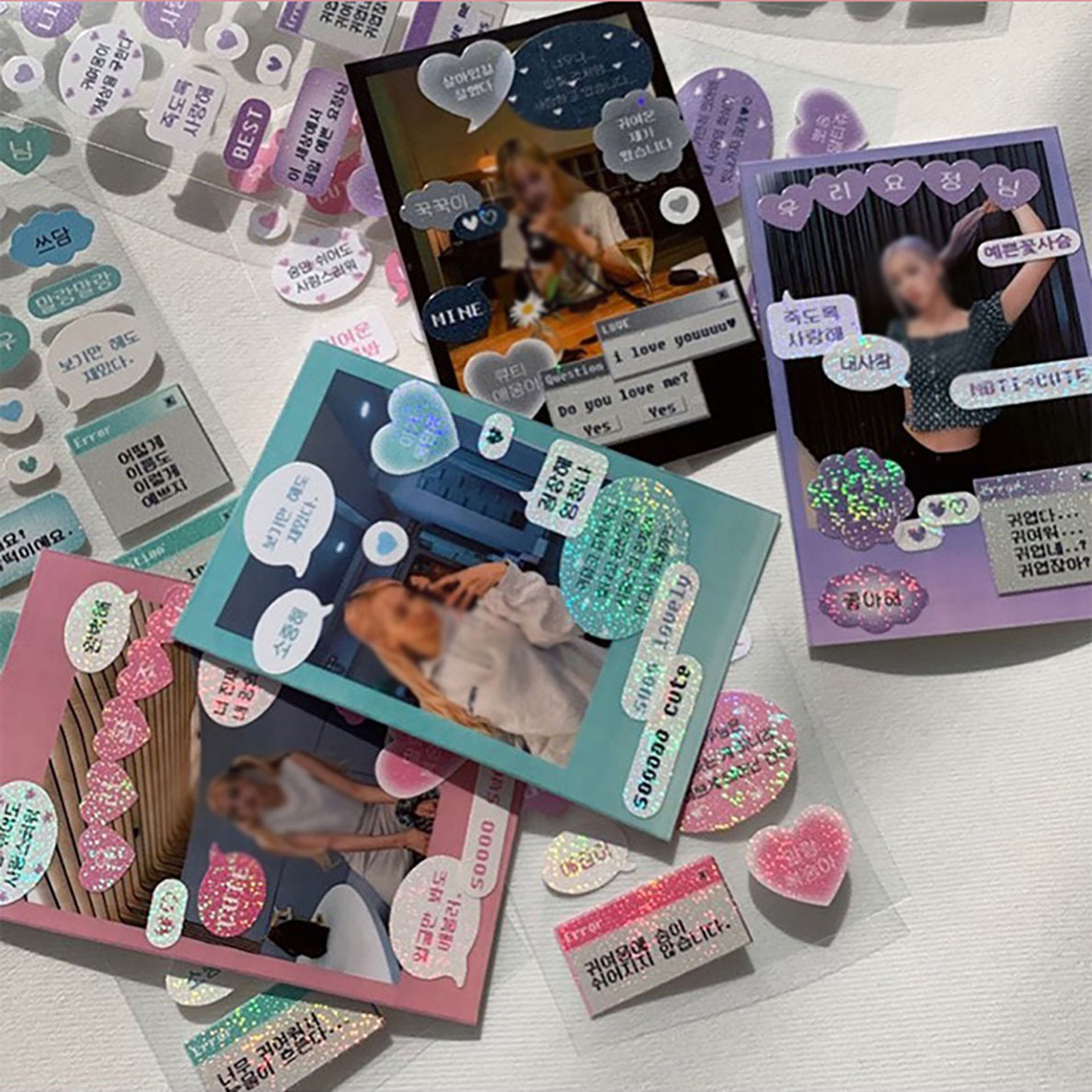 驚きの値段で ハングルメッセージシール 韓国 シール ステッカー トレカ デコ チェキ 写真 Kpop 雑貨 文具 文房具 韓国雑貨 手帳 ダイアリー コラージュ デコトレカ Diy オタ活 推し かわいい おしゃれ Ins インスタ Tiktok 人気 キラキラ ホログラム 魔法 魔法使い 魔女