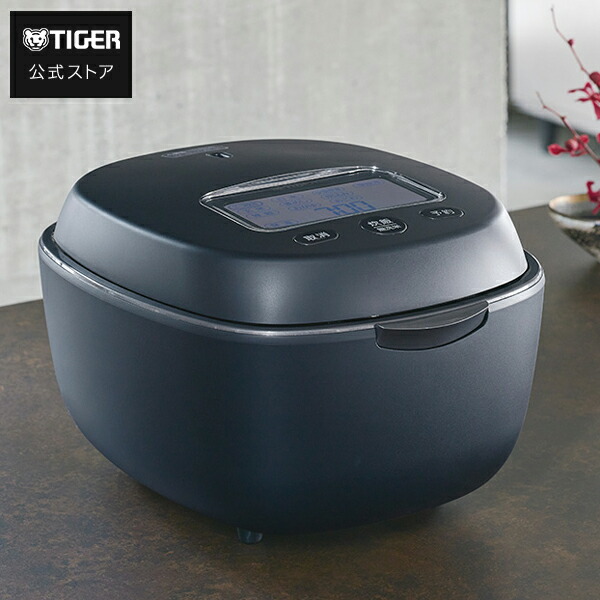 タイガー　TIGER 炊飯器 JPL-T100KG 5.5合 エボニーブラック 楽天市場】[JPL-T100-KG] 土鍋圧力IHジャー炊飯器 炊きたて 土鍋