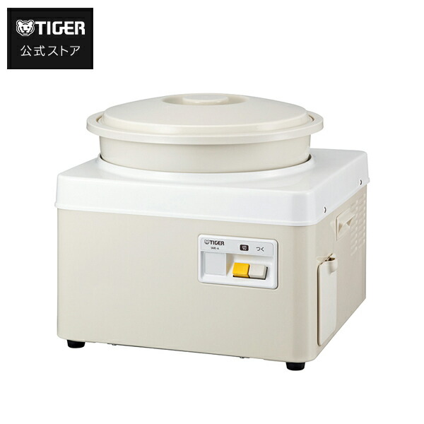 楽天市場】タイガー 餅つき機 「力じまん」 二升 グレイッシュベージュ