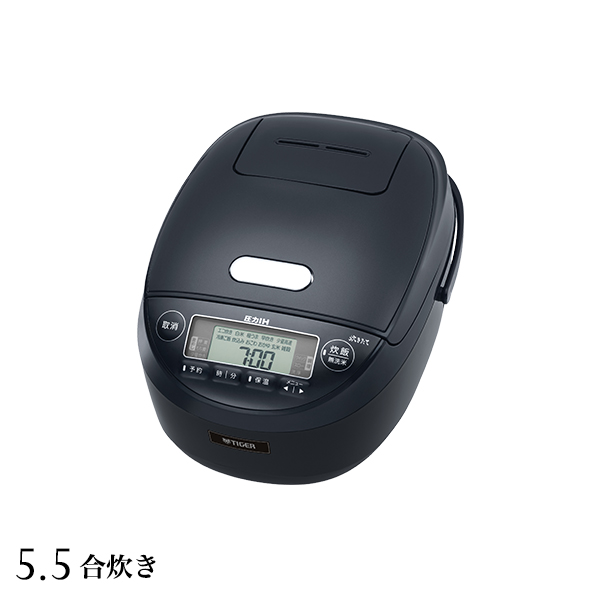 クーポンで半額☆2280円！ JPJ-G060KS 土鍋圧力IH炊飯器ブラック3.5合