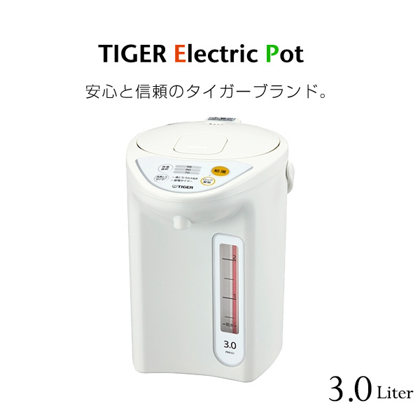 タイガー魔法瓶  大容量４Ｌ PDR-G401(W) 楽天市場】【タイガー魔法瓶 楽天市場店】 マイコン電動ポット