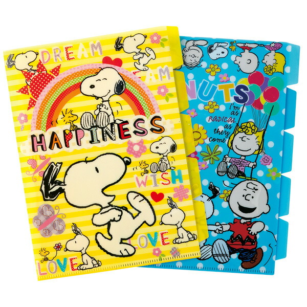 楽天市場 スヌーピー 5段ファイル 文具 キャラクター Peanuts ギフト 誕生日 プレゼント 景品 イベント 子ども会 幼稚園 施設 運動会 遠足 行楽 夏祭り 色柄指定不可 不良対応不可 タイガーキャットプラス