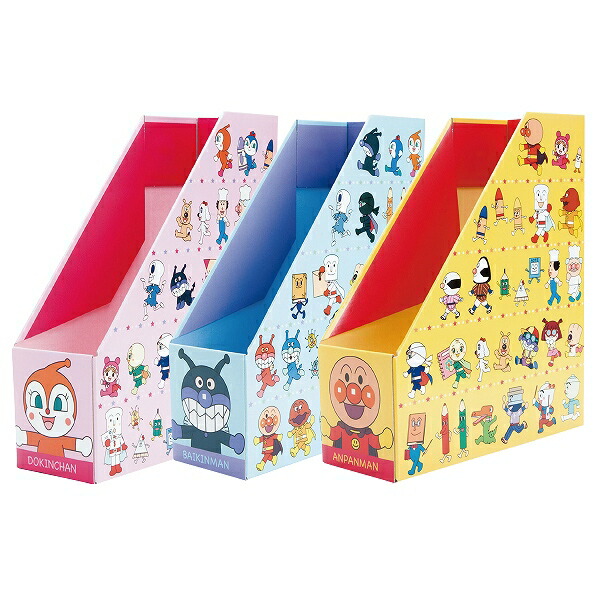 楽天市場 アンパンマン ファイルボックス 文具 キャラクター ギフト 誕生日 プレゼント 景品 イベント 子ども会 幼稚園 施設 七五三 クリスマス 冬休み お正月 色柄指定不可 不良対応不可 こどもモール タイガーキャット