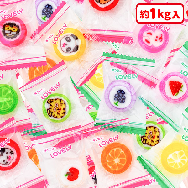 スターキャンディ ラブランド{お菓子 飴 キャンディ 徳用 大袋 個包装 小分け 配布 問屋 業務用 子ども会 施設}[子供会 保育園  幼稚園 景品 イベント お祭り プレゼント 人気]【色柄指定不可】【不良対応不可】 こどもモール タイガーキャット