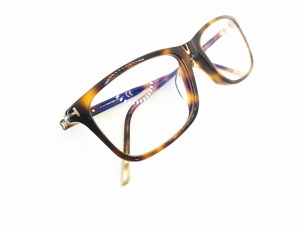 レッド系 TOM FORD トムフォード TF5855-D-B 052 メガネ ブラウン