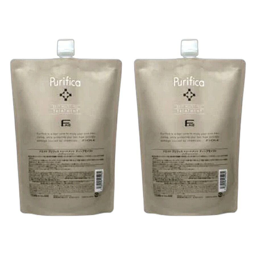 【2本セット】Fエイド プリフィカ トリートメント　ディープ　モイスト 800g 詰め替え 【フィヨーレ　FIOLE　Purifica】