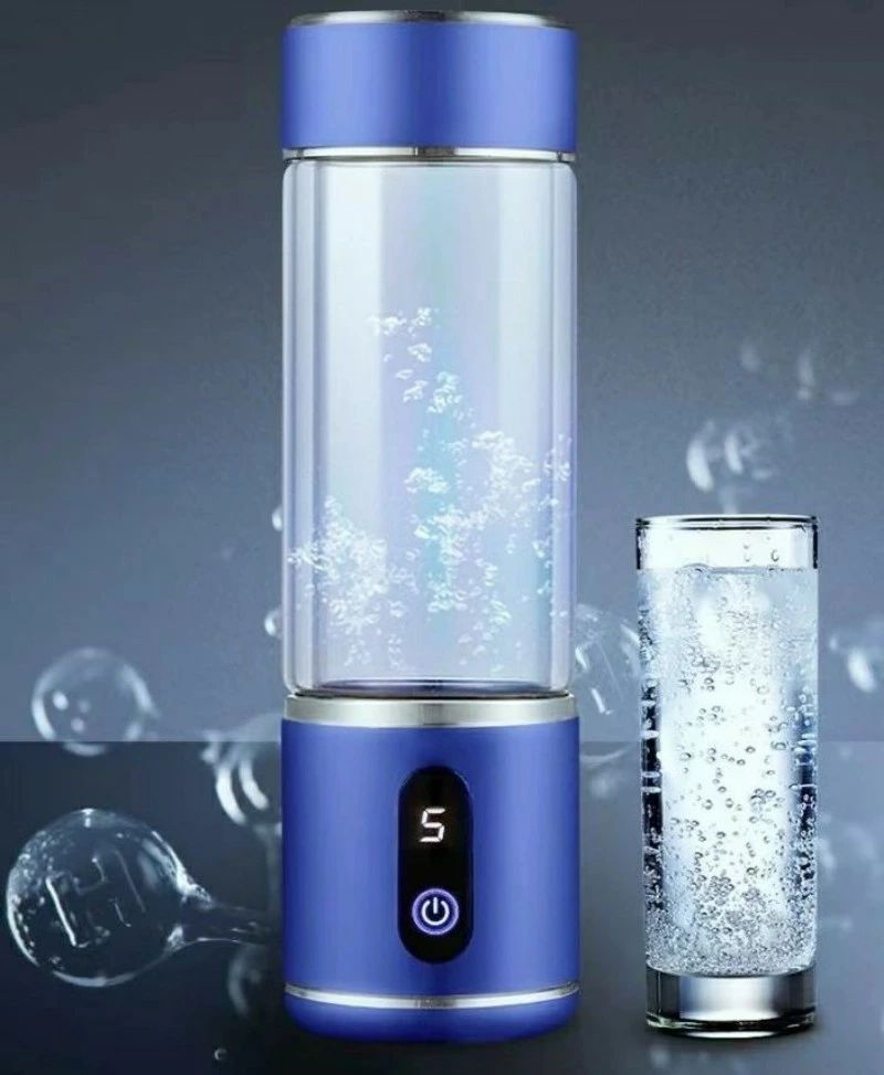 H水生み出すこと器 高濃さ 持ちはこび型 磁気ねばり着く申し受ける式 H水瓶 8000PPB 一台三役 350ML 冷水/温水通じる 瓶式電解水機 H生いそだつ器優勝杯