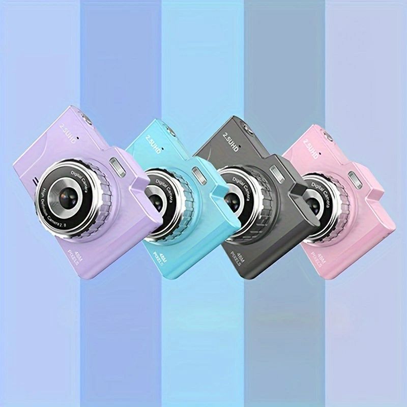 ジタルカメラ 高精細デュアルカメラ キャンパスユースCCDカメラ 2.8インチ高精細大画面 4800W 1080Pデュアルレンズ 8倍光学ズームTFTス
