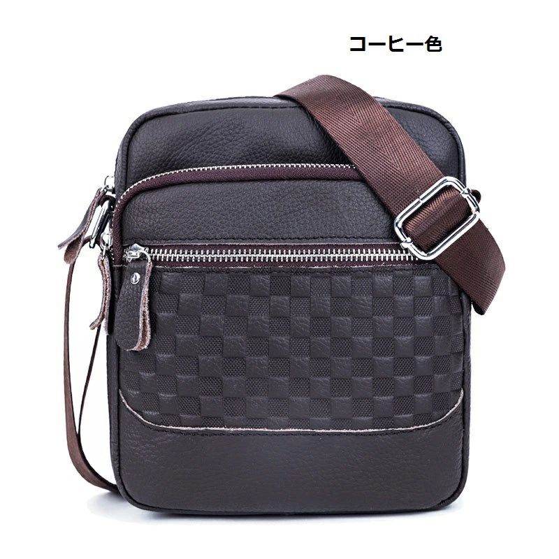 メンズ牛皮鞄 ショルダーバッグ メンズ 御徒面子 牛皮 本革  即物的革 心地よい 曲がったがけ 通い 御役目