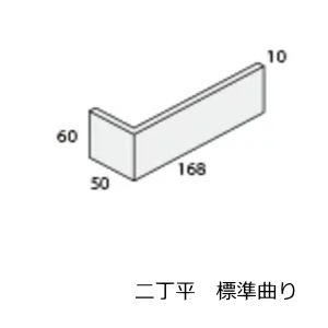 楽天市場】小口 タイル 曲 コーナー 角用 （108+50）x60 1枚単位