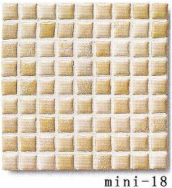 楽天市場】15角 モザイクタイル レトロラスティック 白系ミックス 1