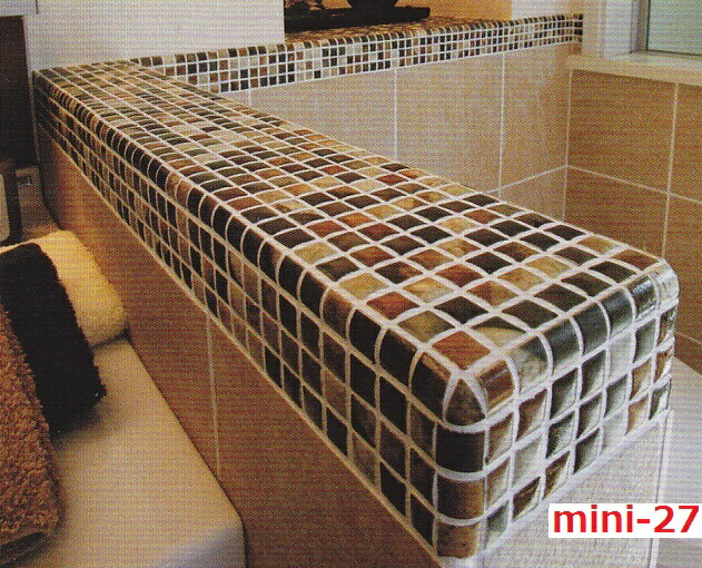Tileonline 外竹 Edges Triangle For Corner 15 Mm Square Tile 外竹 Edges Triangle For Corner 15 Mm Square Tile Mosaic Tiles Retrolastick Porcelain