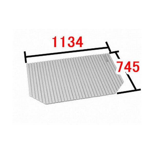 楽天市場】風呂ふた 1300用巻ふた BL-SC77127-M 浴槽サイズ77×130cm用