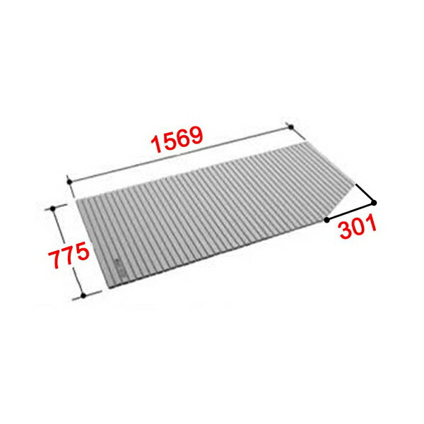 楽天市場】風呂ふた 1600用巻ふた BL-S93143-V1 浴槽サイズ95×140cm用