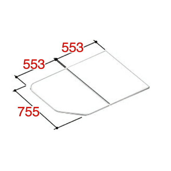 楽天市場】風呂ふた 1600用組ふた(2枚) YFK-1579B(2) 浴槽サイズ 75×160cm用(実寸サイズ720×1530mm) /風呂フタ  浴槽フタ/ LIXIL INAX : タイルショップ ヤマシタ