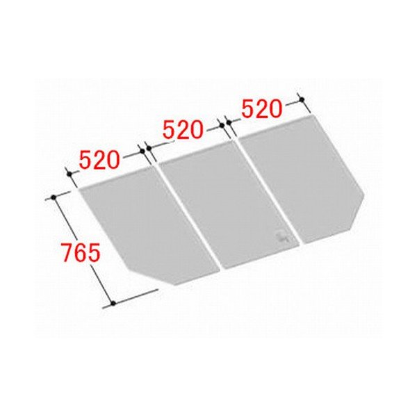 楽天市場】風呂ふた 1600用保温組ふた(3枚) YFK-1687CR-D 右タイプ 浴槽サイズ 78×160cm用(実寸サイズ750×1560mm)  /風呂フタ 浴槽フタ/ LIXIL INAX [購入者全員に次回使えるサンキュークーポン配布中！] : タイルショップ ヤマシタ