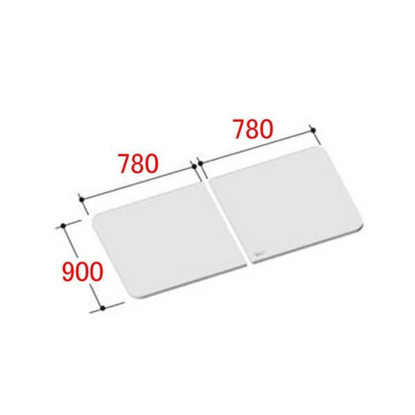 楽天市場】風呂ふた 1600用薄型保温組ふた(2枚) YFK-1676B(2)R-D2 右タイプ 浴槽サイズ 80×160cm用(実寸サイズ800×1560mm)  /風呂フタ 浴槽フタ/ LIXIL INAX : タイルショップ ヤマシタ