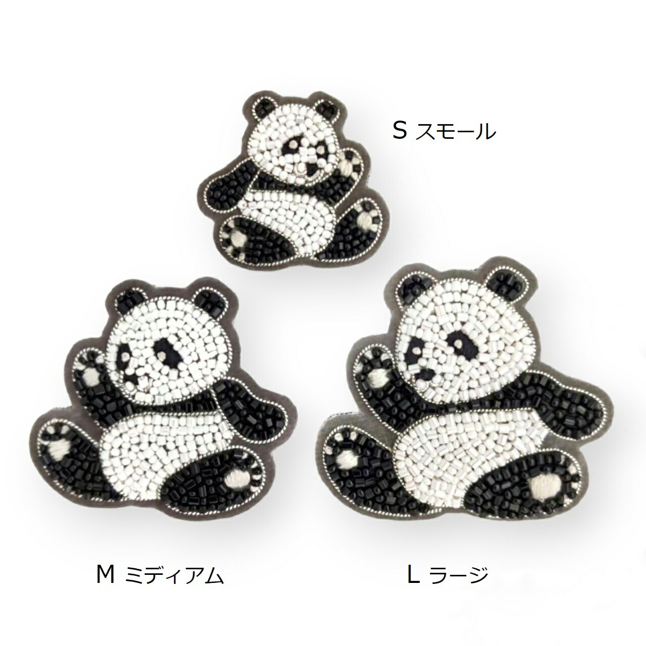 田川啓二ビーズ刺繍 パンダ抱えた黒柳徹子ピンバッジ　Tilia 田川啓二ビーズ刺繍 パンダ抱えた黒柳徹子ピンバッジ Tilia