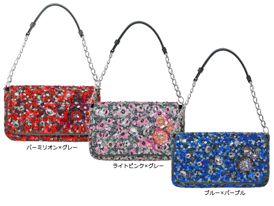 大人気新作 VALENTINO VALENTINO スパンコールと刺繍バッグ 花柄