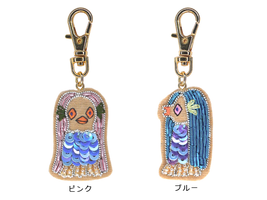 トットちゃんのパンダマスコット/チャーム/ビーズ刺繍/ぬいぐるみ トットちゃんのパンダマスコット/チャーム/ビーズ刺繍